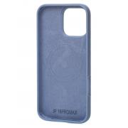 Силиконовый чехол Slim Ring Soft с поддержкой MagSafe для iPhone 16 Pro storm blue