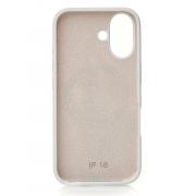 Чехол MagSafe Silicone Beats Case для iPhone 16 white