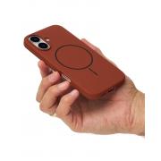 Чехол MagSafe Silicone Beats Case для iPhone 16 brown