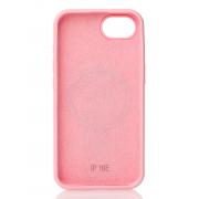 Чехол MagSafe Silicone Beats Case для iPhone 16E pink