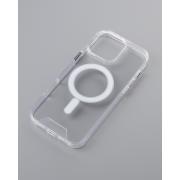 Противоударный чехол для смартфона Space Case with Magnetic for iPhone 16 Pro прозрачный