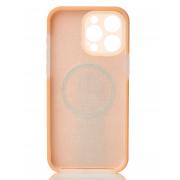 Чехол Liquid Silicone Full с поддержкой MagSafe для iPhone 13 Pro orange