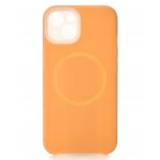 Чехол Liquid Silicone Full с поддержкой MagSafe для iPhone 14 orange