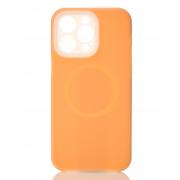 Чехол Liquid Silicone Full с поддержкой MagSafe для iPhone 14 Pro Max orange