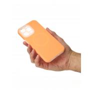 Чехол Liquid Silicone Full с поддержкой MagSafe для iPhone 14 Pro Max orange