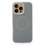 Чехол MagSafe Liquid Silicone Full для iPhone 15 Pro stone gray