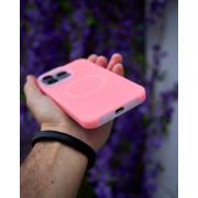 Чехол MagSafe Liquid Silicone Full для iPhone 15 Pro Max pink