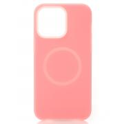 Чехол MagSafe Liquid Silicone Full для iPhone 15 Pro Max pink