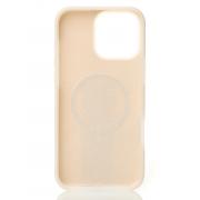 Чехол MagSafe Liquid Silicone Full для iPhone 16 Pro Max cream
