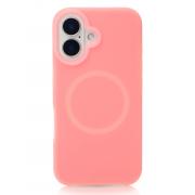 Чехол MagSafe Liquid Silicone Full для iPhone 16 pink