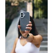 Чехол Liquid Silicone Full с поддержкой MagSafe для iPhone 16 stone gray