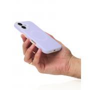 Чехол MagSafe Liquid Silicone Full для iPhone 16 violet