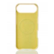 Чехол Liquid Silicone Full с поддержкой MagSafe для iPhone 17 AIR sunglow