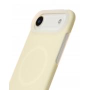 Чехол Liquid Silicone Full с поддержкой MagSafe для iPhone 17 AIR sunglow