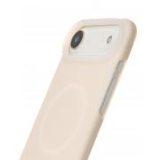 Чехол Liquid Silicone Full с поддержкой MagSafe для iPhone 17 AIR cream