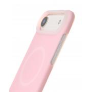 Чехол Liquid Silicone Full с поддержкой MagSafe для iPhone 17 AIR pink
