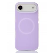 Чехол Liquid Silicone Full с поддержкой MagSafe для iPhone 17 AIR violet