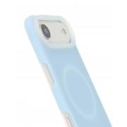 Чехол Liquid Silicone Full с поддержкой MagSafe для iPhone 17 AIR blue fog