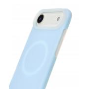 Чехол Liquid Silicone Full с поддержкой MagSafe для iPhone 17 AIR blue fog