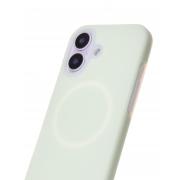 Чехол Liquid Silicone Full с поддержкой MagSafe для iPhone 17 mint
