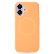 Чехол Liquid Silicone Full с поддержкой MagSafe для iPhone 17 orange