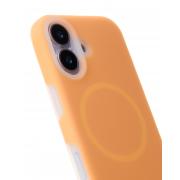 Чехол Liquid Silicone Full с поддержкой MagSafe для iPhone 17 orange