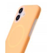 Чехол Liquid Silicone Full с поддержкой MagSafe для iPhone 17 orange