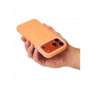 Чехол Liquid Silicone Full с поддержкой MagSafe для iPhone 17 Pro orange