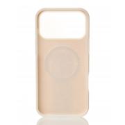 Чехол Liquid Silicone Full с поддержкой MagSafe для iPhone 17 Pro cream