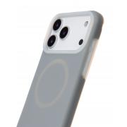 Чехол Liquid Silicone Full с поддержкой MagSafe для iPhone 17 Pro stone gray