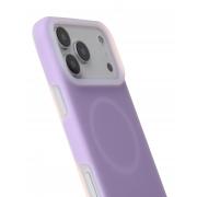 Чехол Liquid Silicone Full с поддержкой MagSafe для iPhone 17 Pro violet
