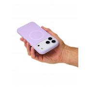 Чехол Liquid Silicone Full с поддержкой MagSafe для iPhone 17 Pro violet