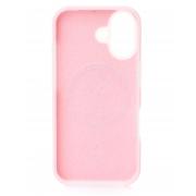 Чехол Liquid Silicone Full с поддержкой MagSafe для iPhone 17 pink