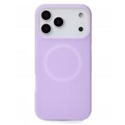 Чехол Liquid Silicone Full с поддержкой MagSafe для iPhone 17 Pro Max violet