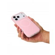 Чехол Liquid Silicone Full с поддержкой MagSafe для iPhone 17 Pro Max pink