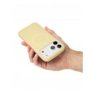 Чехол Liquid Silicone Full с поддержкой MagSafe для iPhone 17 Pro Max sunglow