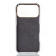 Чехол Liquid Silicone Full с поддержкой MagSafe для iPhone 17 Pro Max stone gray