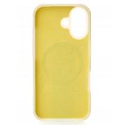 Чехол Liquid Silicone Full с поддержкой MagSafe для iPhone 17 sunglow