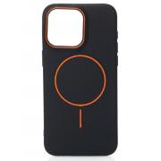 Чехол MagSafe Beats Case Leather Textured для iPhone 13 Pro black