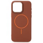 Чехол Soft Leather Shell с MagSafe для iPhone 13 Pro (desert titanium, силикон)