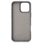 Чехол MagSafe Beats Case Leather Textured для iPhone 16 Pro Max stone gray