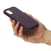 Силиконовый чехол OrigCase "Colors" with MagSafe для iPhone 16 Plum