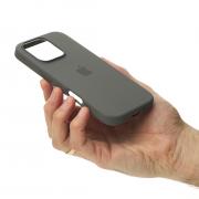 Силиконовый чехол OrigCase "Colors" with MagSafe для iPhone 16 Pro Stone Gray
