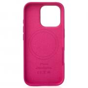 Силиконовый чехол OrigCase "Colors" with MagSafe для iPhone 16 Pro Fuchsia