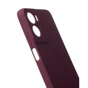 Силиконовый чехол SOFT Silicone Case для Motorola G05 (без лого) бордовый