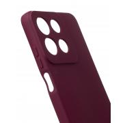 Силиконовый чехол SOFT Silicone Case для Motorola G15 (без лого) бордовый