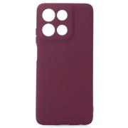 Силиконовый чехол SOFT Silicone Case для Motorola G56 (без лого) бордовый
