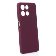 Силиконовый чехол SOFT Silicone Case для Motorola G56 (без лого) бордовый