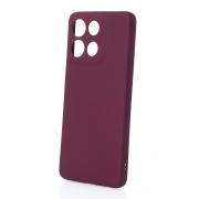 Силиконовый чехол SOFT Silicone Case для Motorola G56 (без лого) бордовый