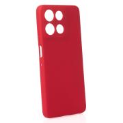 Силиконовый чехол SOFT Silicone Case для Motorola G56 (без лого) красный
